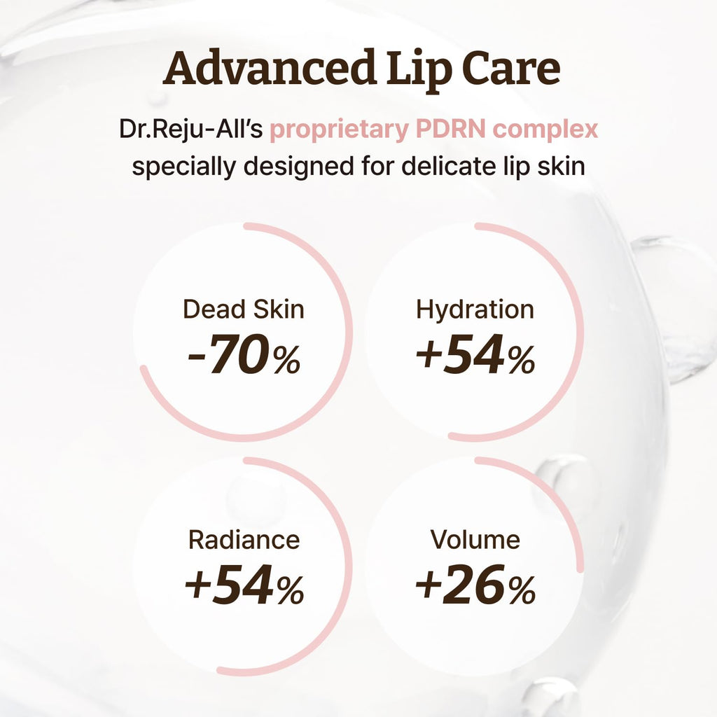Dr. Reju-All Advanced PDRN Rejuvenating Lip Serum – Hydrating Lip Balm with Lipozip PDRN for Glowy, Dewy Lips – Gentle Exfoliating & Smoothing Lip Moisturizer – Hibiscus & Lactic Acid – 0.3 Fl Oz - FENGGESTORE20