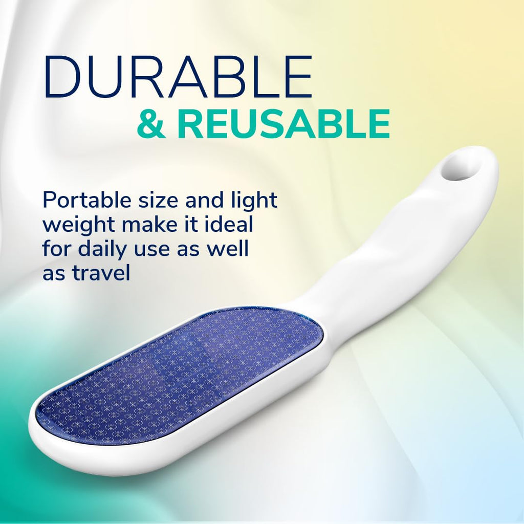 Dr. Scholl's Hard Skin Remover Nano Glass Foot File - Foot Callus Remover, Durable Foot Scrubber - FENGGESTORE20