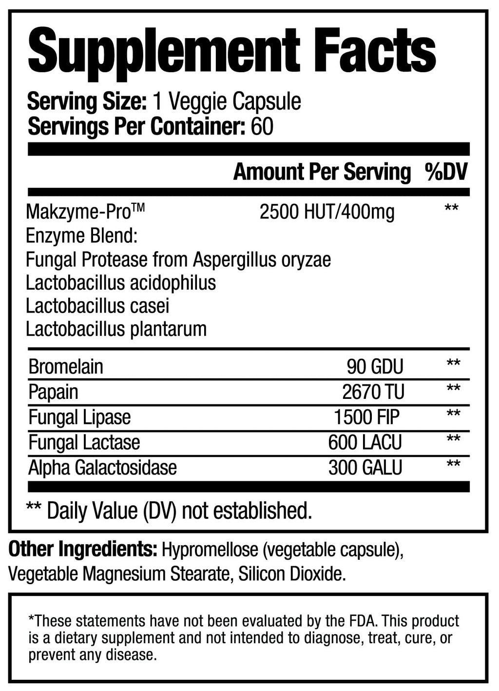 Dr. Tennant's Digestive Enzymes with Bromelain, Papain and Lipase - Bloating Relief and Gas Support for Sensitive Stomachs, Vegan, 27-Enzyme Blend, - FENGGESTORE20