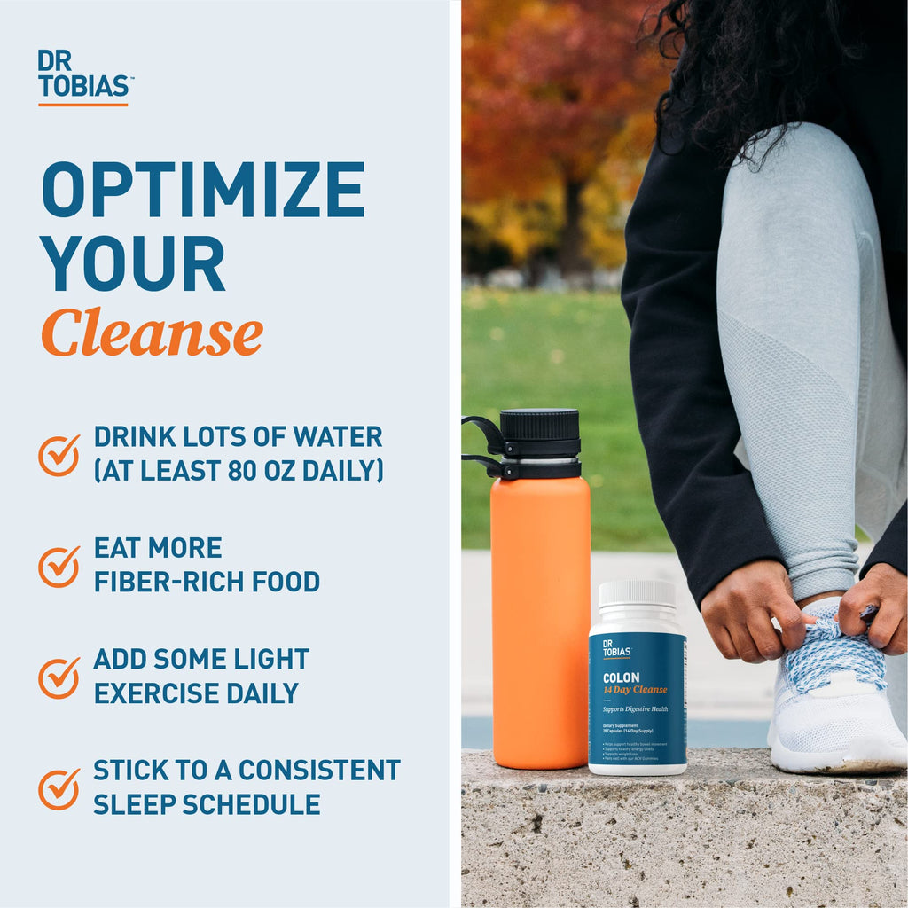Dr. Tobias Colon Cleanse - Constipation Relief & Gut Health Support for Women & Men | 14 Day Colon Cleanser for a Gentle Colon Detox - FENGGESTORE20