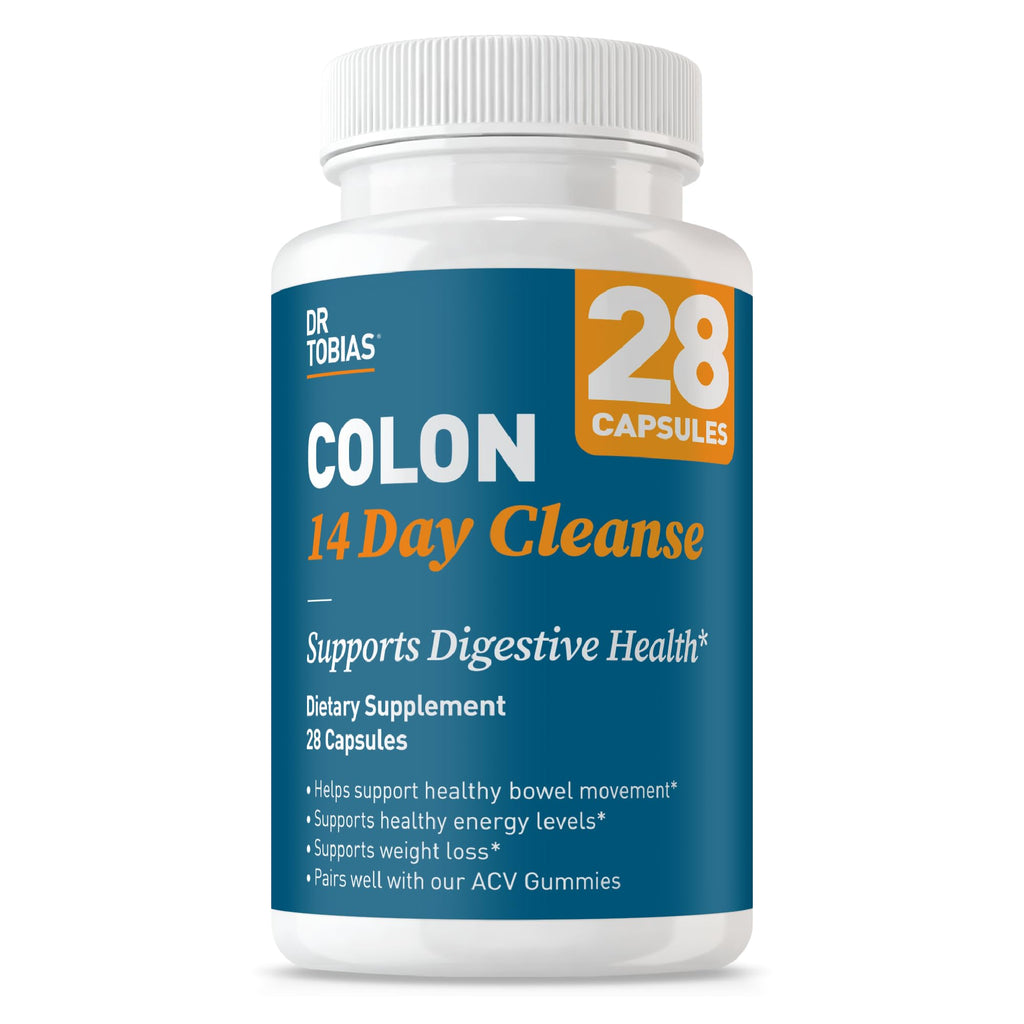 Dr. Tobias Colon Cleanse - Constipation Relief & Gut Health Support for Women & Men | 14 Day Colon Cleanser for a Gentle Colon Detox - FENGGESTORE20