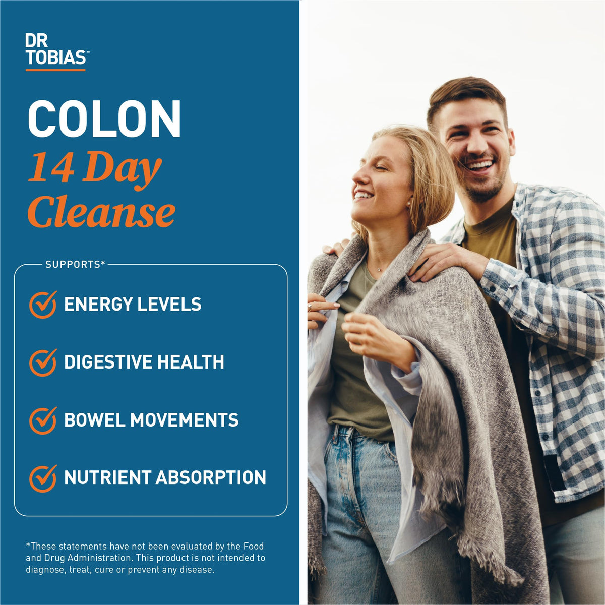 Dr. Tobias Colon Cleanse - Constipation Relief & Gut Health Support for Women & Men | 14 Day Colon Cleanser for a Gentle Colon Detox - FENGGESTORE20