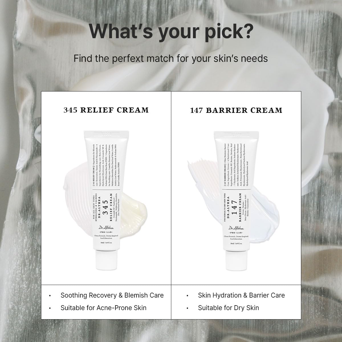 Dr.Althea 147 Barrier Cream | Daily Skin Barrier Care | Deep Hydrating with Hyaluronic Acid - FENGGESTORE20