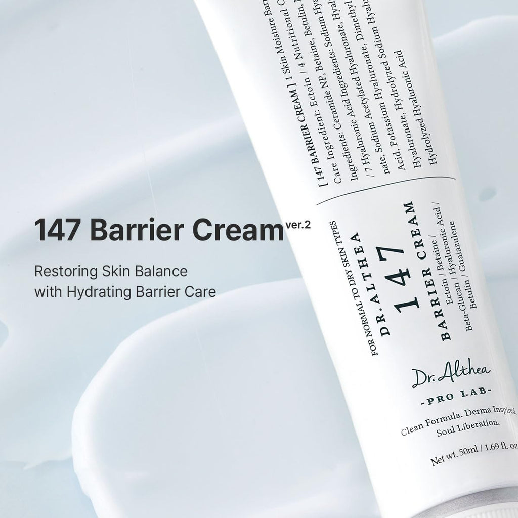 Dr.Althea 147 Barrier Cream | Daily Skin Barrier Care | Deep Hydrating with Hyaluronic Acid - FENGGESTORE20