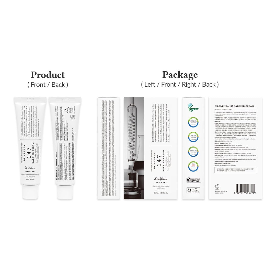 Dr.Althea 147 Barrier Cream | Daily Skin Barrier Care | Deep Hydrating with Hyaluronic Acid - FENGGESTORE20