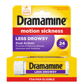 Dramamine Motion Sickness Less Drowsy, Travel Vial, Multicolor, 8 Count - FENGGESTORE20