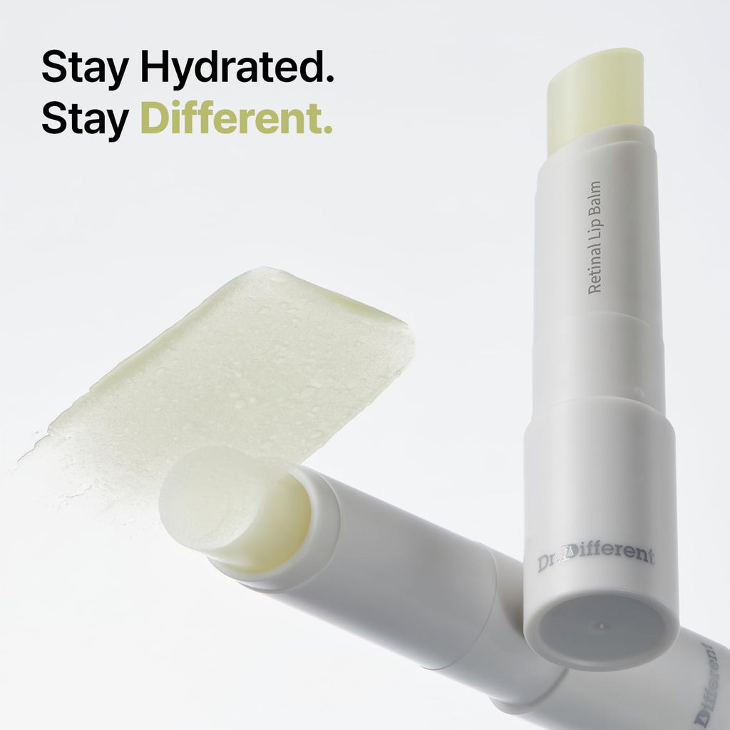 Dr.Different Retinal Lip Balm Clear, Anti-Wrinkle Lip Treatment with Deep Hydration - FENGGESTORE20