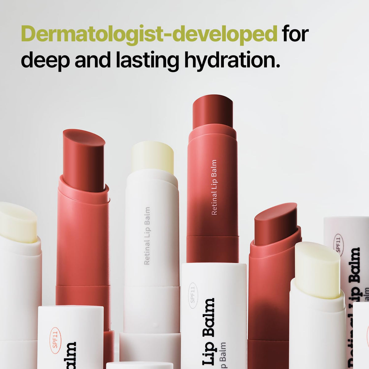 Dr.Different Retinal Lip Balm Clear, Anti-Wrinkle Lip Treatment with Deep Hydration - FENGGESTORE20