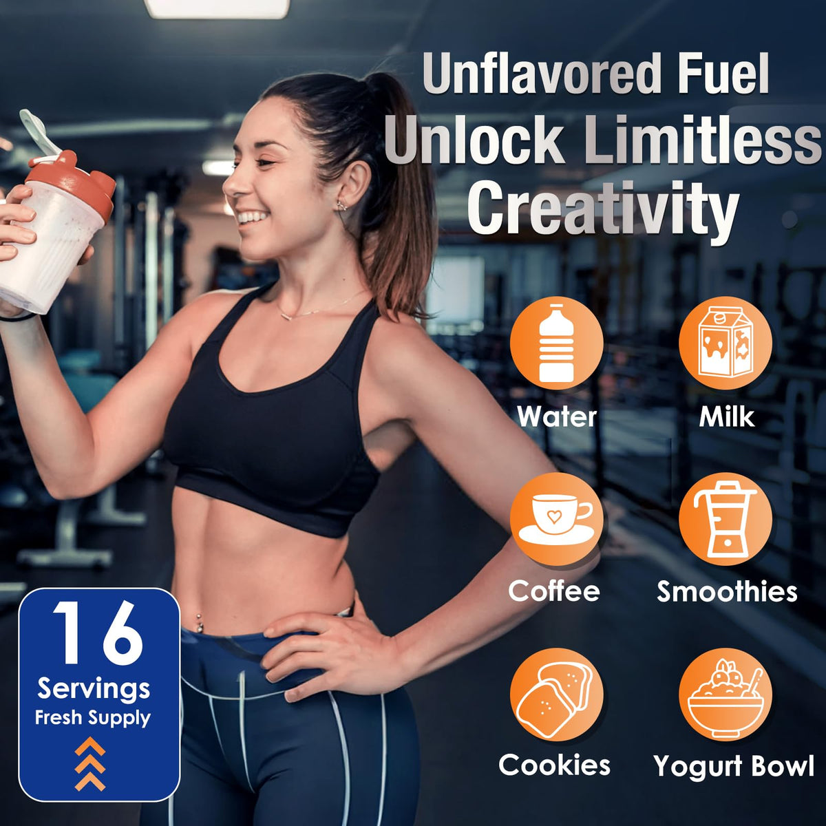 DRFOSTER Whey Protein Powder Isolate - Unflavored, Grass-Fed, 26g Protein & 6g BCAAs for Muscle Growth & Recovery - FENGGESTORE20