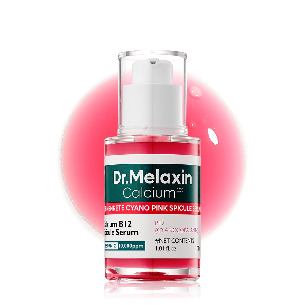 Dr.Melaxin Cyano Pink Spicule Niacinamide Serum – Vitamin B12 Pore Minimizer, Liquid Microneedle Facial Treatment - FENGGESTORE20