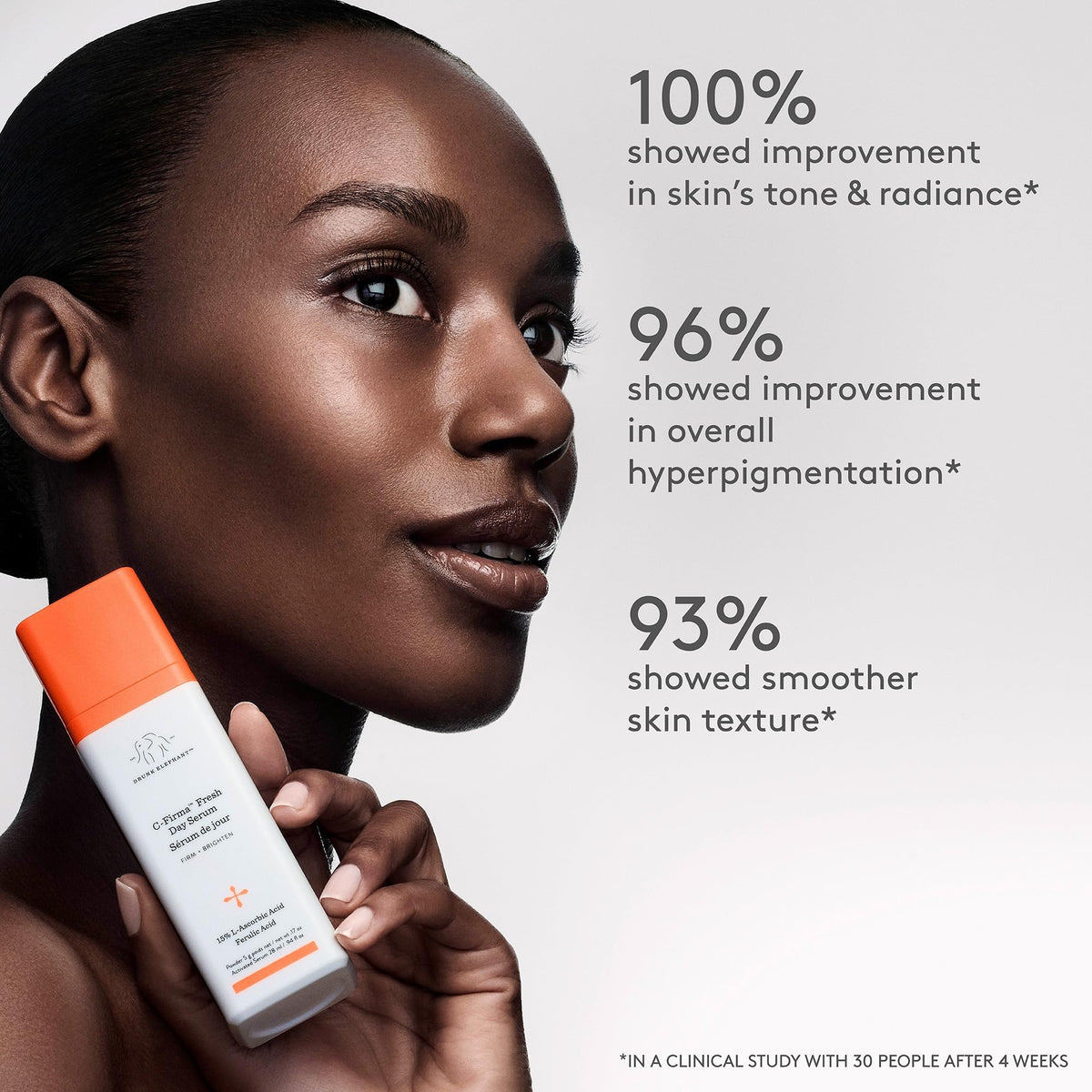 Drunk Elephant C-Firma Fresh Day Serum - 28 ml/.94 fl oz - 15% Illuminating Vitamin C - Clean Clinical Skincare - Cruelty-Free - Dermatologist-Tested - FENGGESTORE20