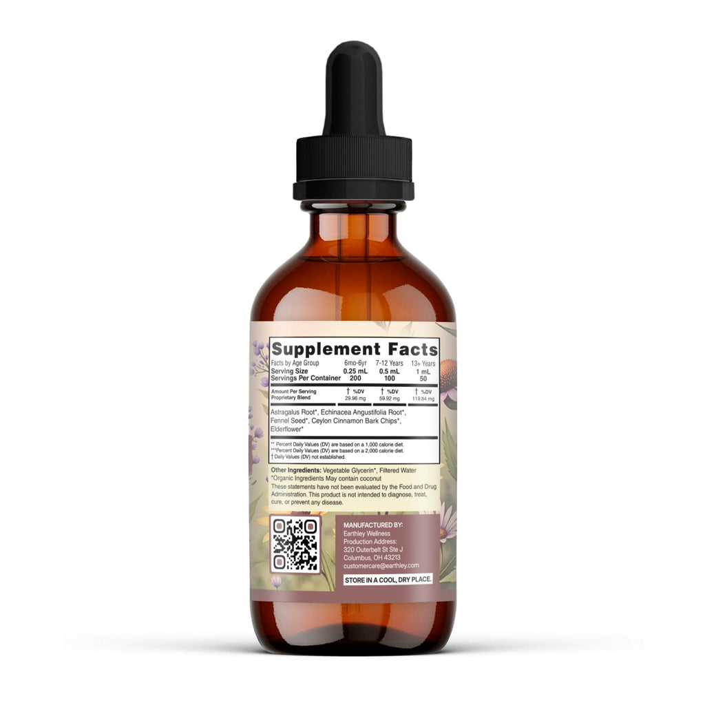 Earthley Wellness Feel Better Fast, All-Natural Relief for Minor Ailments, Organic Herbal Formula, Supports Immune & Digestive Health, Echinacea Root and More - FENGGESTORE20