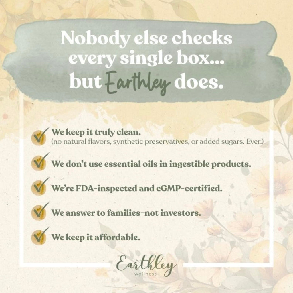 Earthley Wellness Feel Better Fast, All-Natural Relief for Minor Ailments, Organic Herbal Formula, Supports Immune & Digestive Health, Echinacea Root and More - FENGGESTORE20