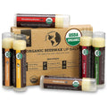 Earth's Daughter USDA Organic Lip Balm 6-Pack - Fruit Flavors, Beeswax, Coconut Oil, Vitamin E - Best Lip Repair - FENGGESTORE20