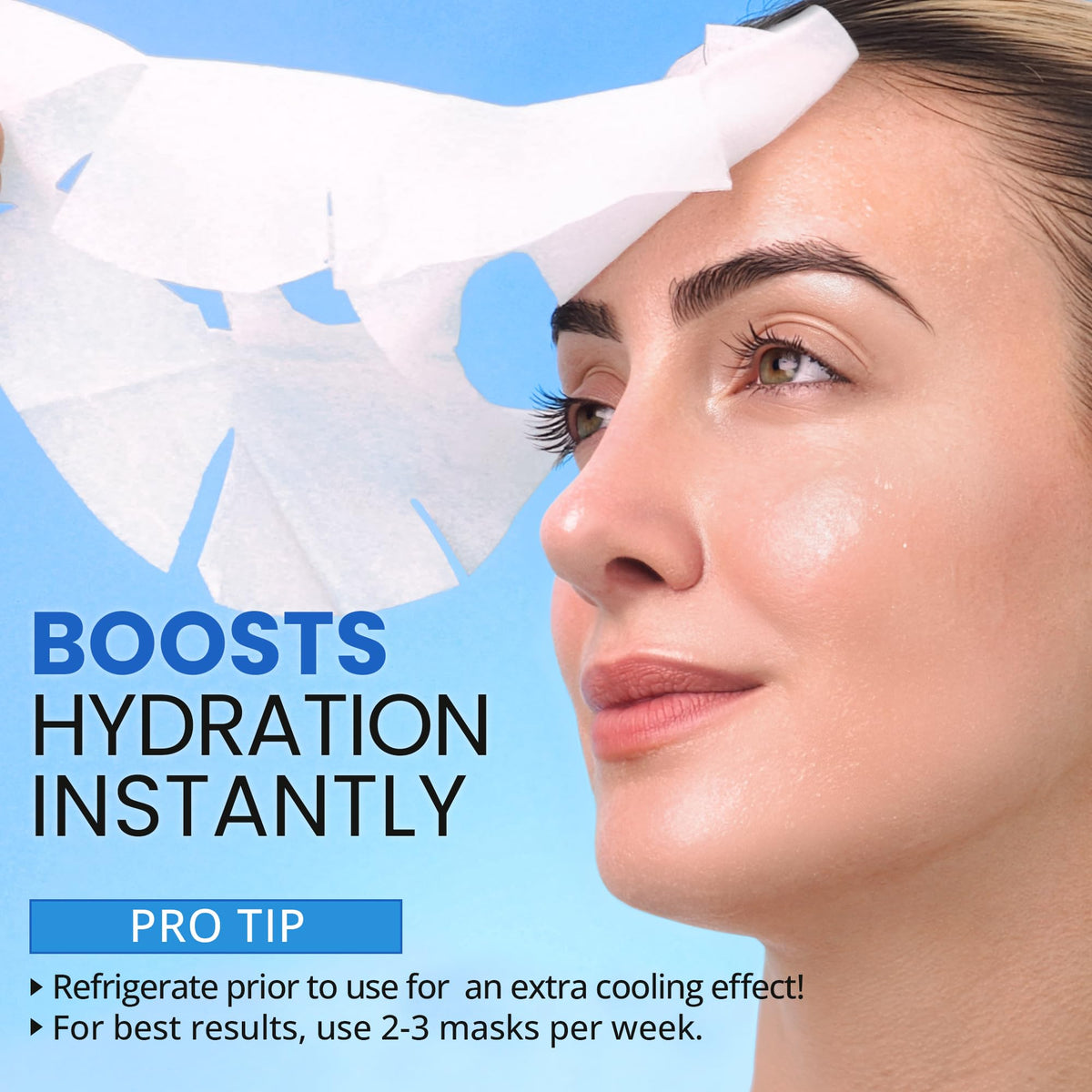 Ebanel 10 Pack Collagen Face Mask with Hyaluronic Acid, Vitamin C, Peptide, Aloe, Instant Brightening Hydrating Face Masks Skincare Korean Sheet Mask, Skin Firming, Lifting Anti Aging Facial Masks - FENGGESTORE20