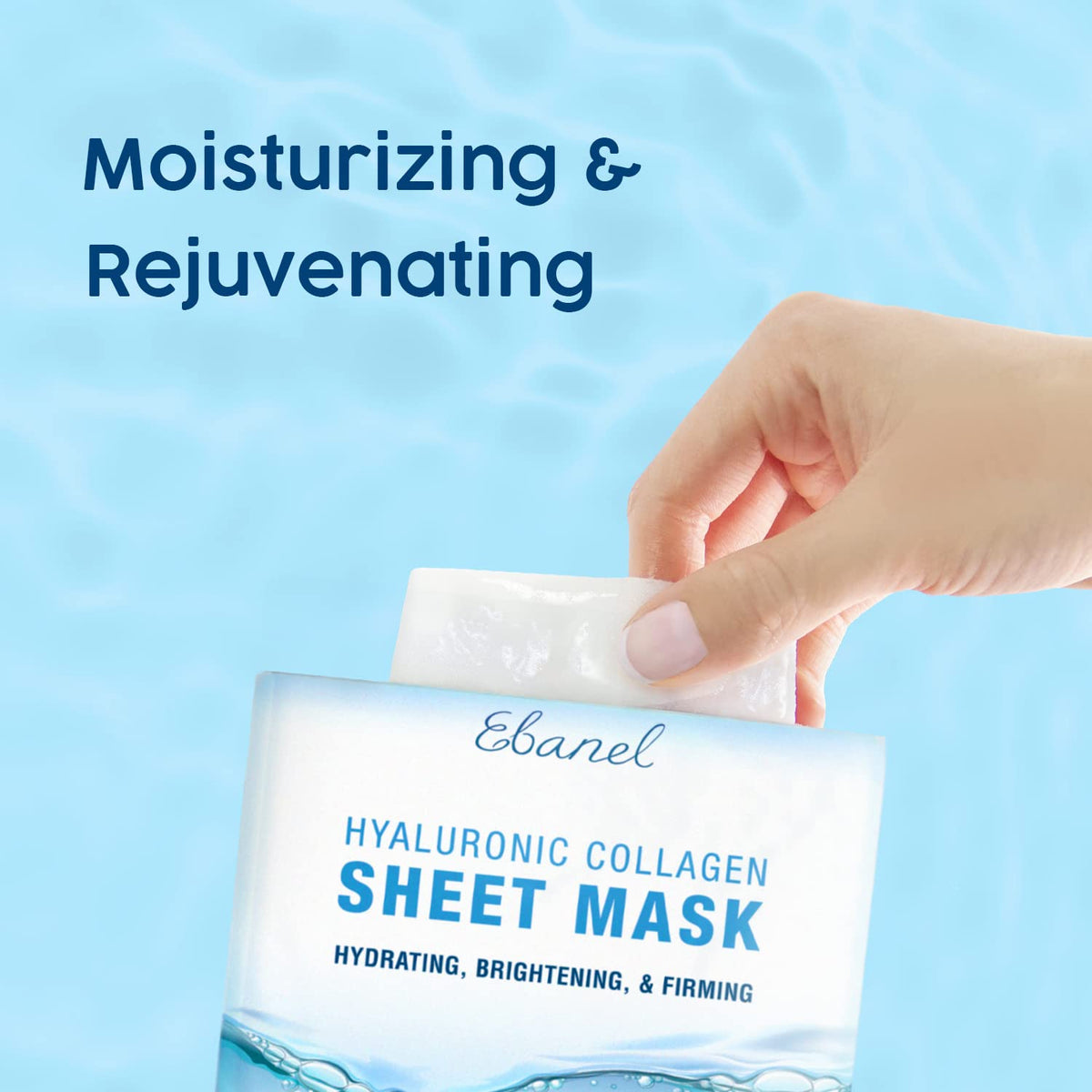 Ebanel Bundle of 15-Pack Collagen Face Mask, and Charcoal Peel Off Face Mask - FENGGESTORE20