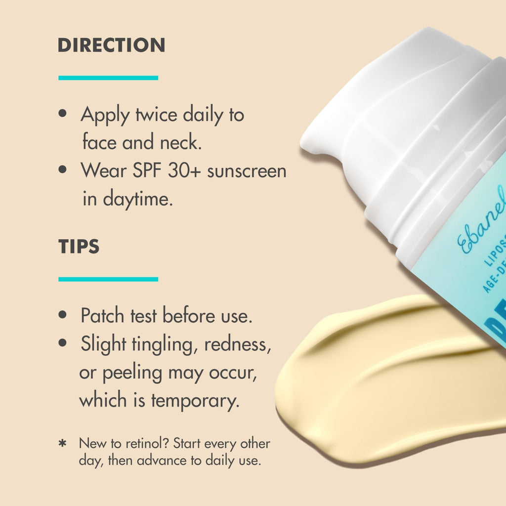 Ebanel Bundle of 2.5% Retinol Moisturizer and Serum - FENGGESTORE20