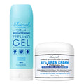 Ebanel Bundle of 40% Urea Cream 4.6 Oz, and Exfoliating Face Scrub Peeling Gel 4.12 Oz - FENGGESTORE20