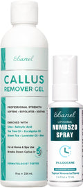 Ebanel Bundle of 5% Lidocaine Numbing Spray and Callus Remover Gel - FENGGESTORE20