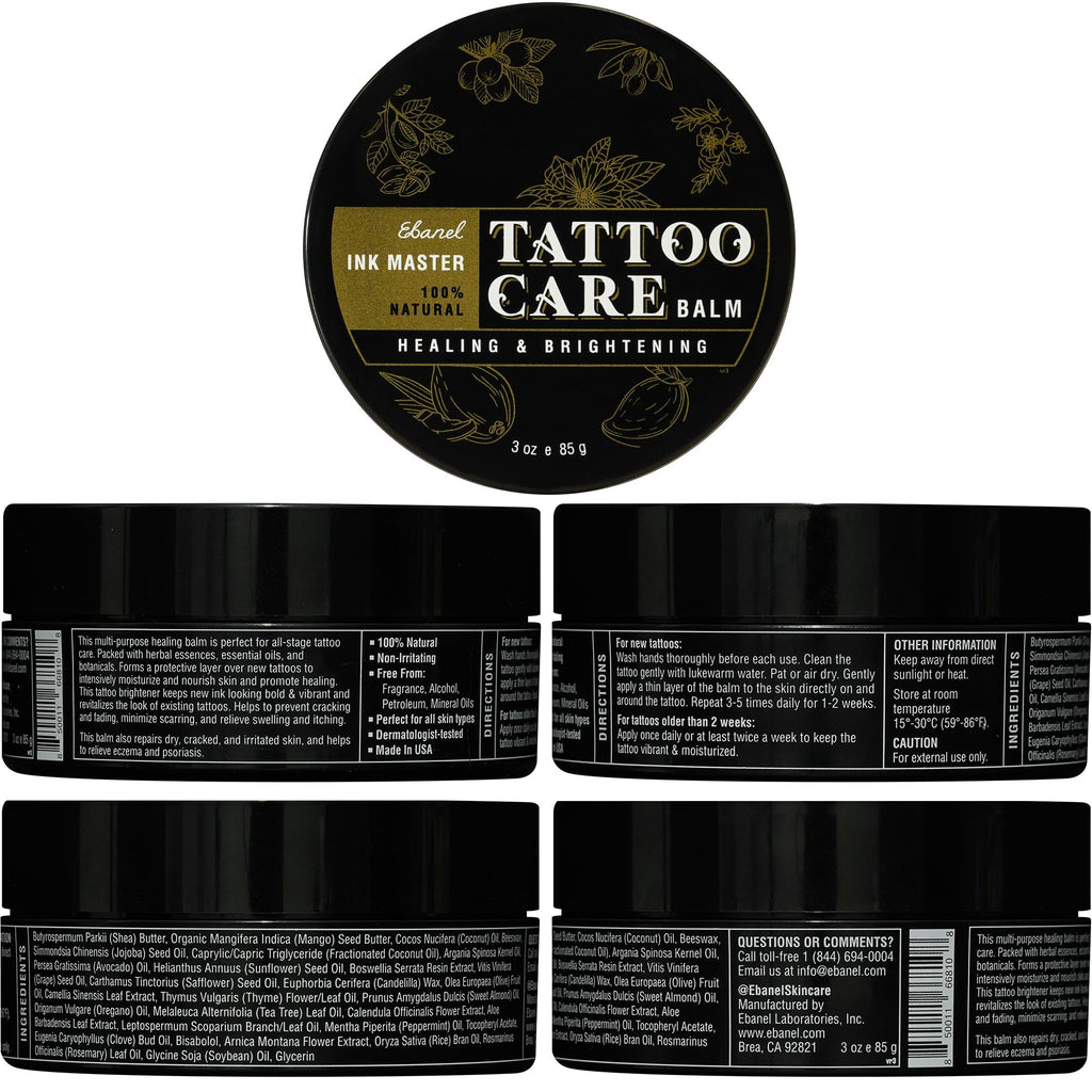 Ebanel Bundle of 5% Lidocaine Numbing Spray and Tattoo Aftercare Healing Balm - FENGGESTORE20