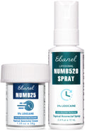 Ebanel Bundle of Lidocaine Numbing Spray, and Topical Numbing Cream 1 Oz - FENGGESTORE20