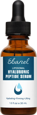 Ebanel Hyaluronic Acid Serum for Face with Peptides & Niacinamide, Hydrating Face Serum for Women, Age-Defying Formula Infused with Vitamins B, C & E to Plump, Firm & Smooth Skin - FENGGESTORE20