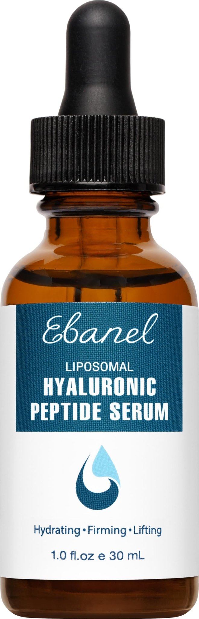 Ebanel Hyaluronic Acid Serum for Face with Peptides & Niacinamide, Hydrating Face Serum for Women, Age-Defying Formula Infused with Vitamins B, C & E to Plump, Firm & Smooth Skin - FENGGESTORE20