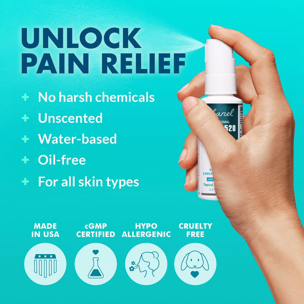 Ebanel Set of 5% Lidocaine Numbing Cream and 5% Lidocaine Spray Pain Relief Numbing Spray for Skin, Maximum Strength Topical Anesthetic to Numb Pain Burn Itch for Local and Anorectal Uses - FENGGESTORE20