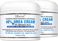 Ebanel Urea Cream 40% plus Salicylic Acid 2%, Foot Cream for Dry Cracked Heels Feet Knees Elbows Hands, Foot Dead Skin Cuticle Callus Remover Toenail Softener, Keratolytic Skin Barrier Repair, 2-Pack - FENGGESTORE20
