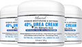Ebanel Urea Cream 40% plus Salicylic Acid 2%, Foot Cream for Dry Cracked Heels Feet Knees Elbows Hands, Foot Dead Skin Cuticle Callus Remover Toenail Softener, Keratolytic Skin Barrier Repair, 3-Pack - FENGGESTORE20