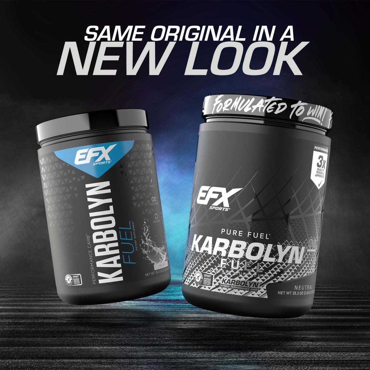 EFX Sports Karbolyn Fuel | Fast-Absorbing Carbohydrate Powder | Carb Load, Sustained Energy, Quick Recovery | Stimulant Free | 20 Servings (Neutral) - FENGGESTORE20