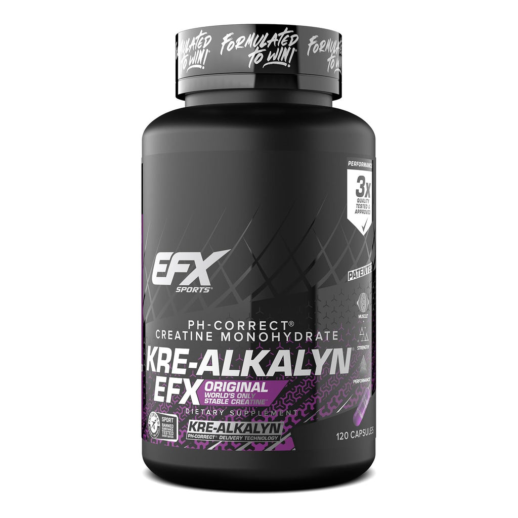 EFX Sports Kre-Alkalyn EFX | pH Correct Creatine Monohydrate Pill Supplement | Strength, Muscle Growth & Performance - FENGGESTORE20