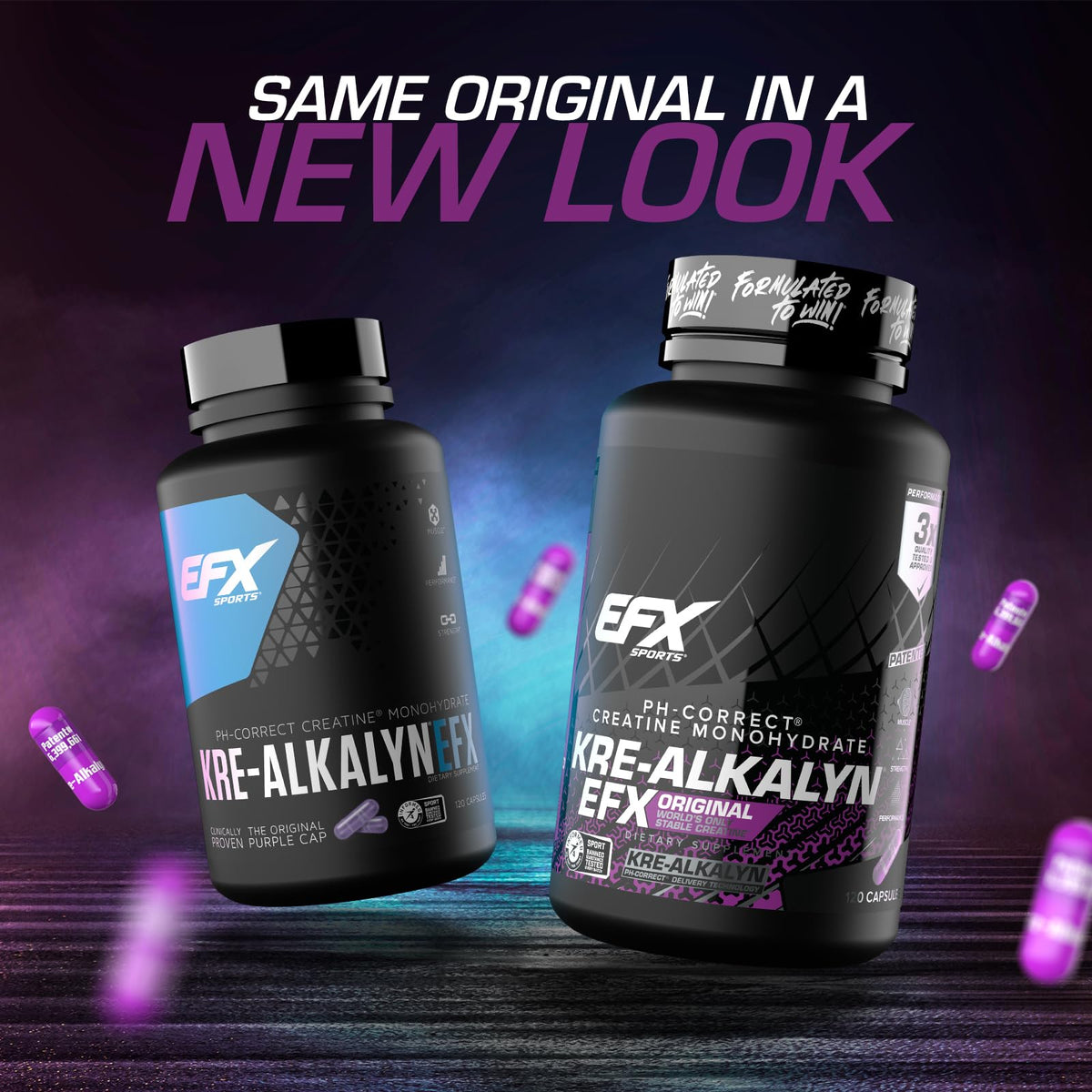EFX Sports Kre-Alkalyn EFX | pH Correct Creatine Monohydrate Pill Supplement | Strength, Muscle Growth & Performance - FENGGESTORE20