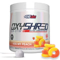 EHP Labs OxyShred Non Stimulant Pre Workout Powder - Stim Free Pre Workout, Caffeine Free Preworkout for Men & Women with L Glutamine & Acetyl L Carnitine - Peach, 60 Servings - FENGGESTORE20