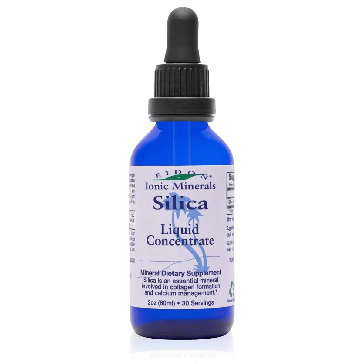 Eidon Liquid Silica Mineral Concentrate - Silica Supplement for Hair, Skin, and Nails, Supplement Drops to Support Collagen Production & Hair Loss - FENGGESTORE20