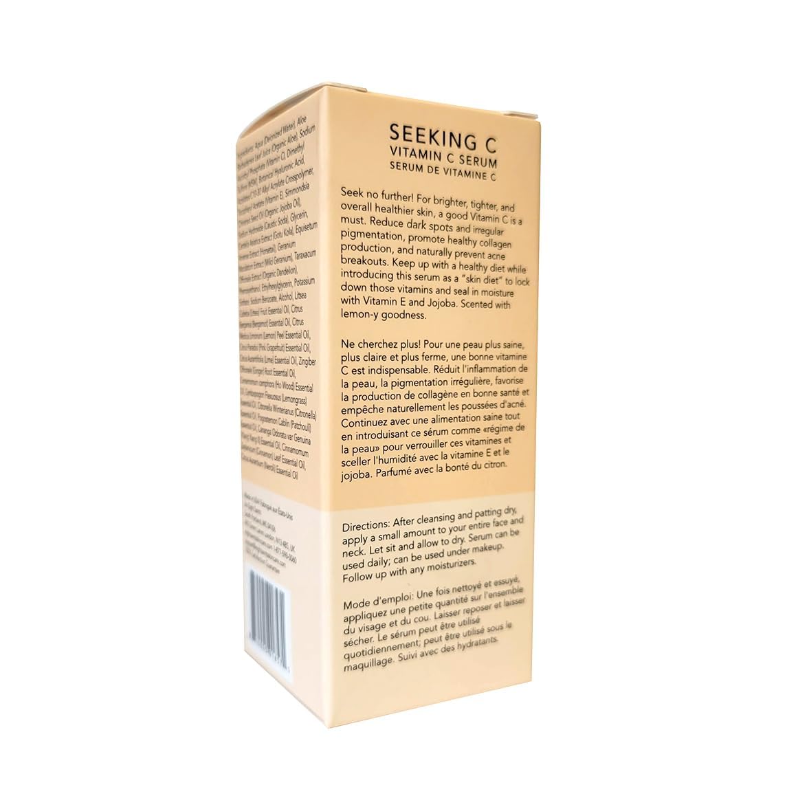Eight Saints Vitamin C Serum For Face, Anti Aging Facial Serum, Hyaluronic Acid, Vitamin E, Aloe Vera and Jojoba Oil, Hydrating & Brightening Serum - FENGGESTORE20