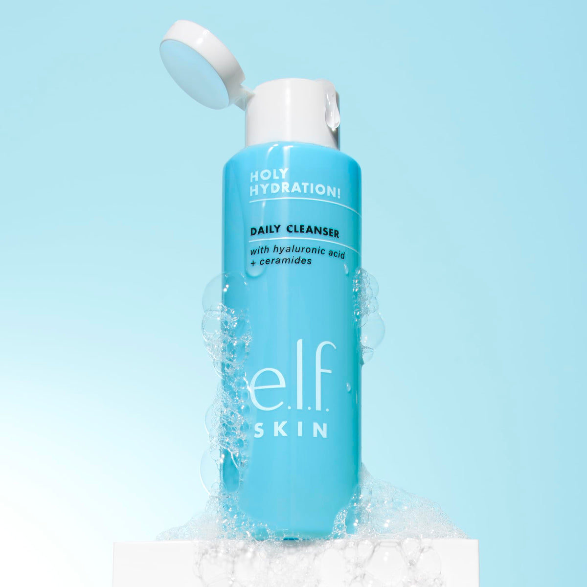 e.l.f. SKIN Holy Hydration! Daily Cleanser, Face Cleanser For Washing Away Excess Oil, Impurities & Makeup - FENGGESTORE20