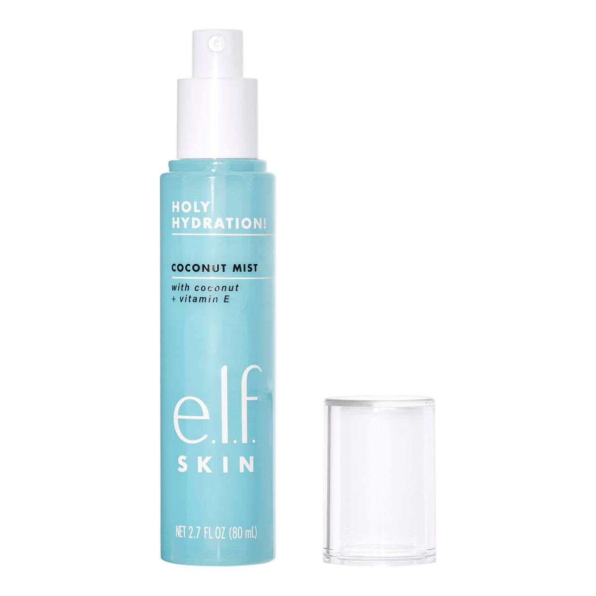 e.l.f. SKIN Holy Hydration! Hydrating Coconut Mist, Refreshes, Soothes & Invigorates Skin, Tropical Scent, 2.7 Fl Oz (Pack of 1) - FENGGESTORE20