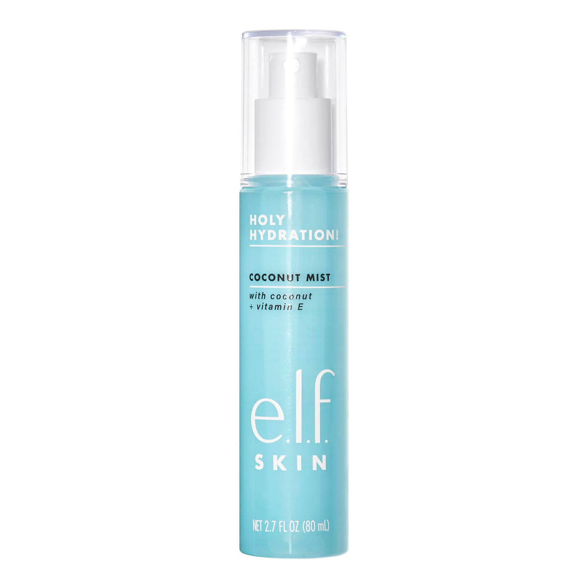 e.l.f. SKIN Holy Hydration! Hydrating Coconut Mist, Refreshes, Soothes & Invigorates Skin, Tropical Scent, 2.7 Fl Oz (Pack of 1) - FENGGESTORE20