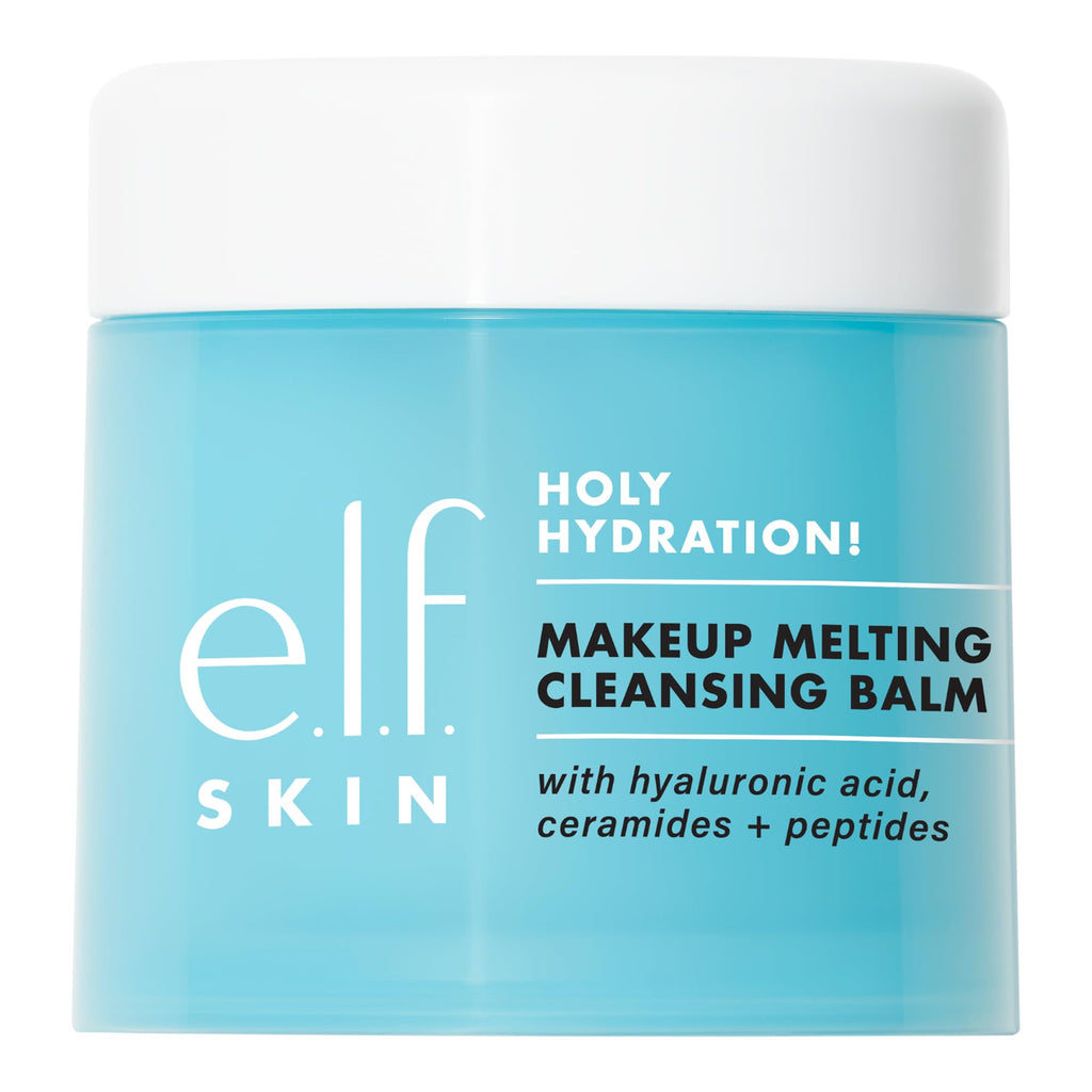 e.l.f. SKIN Holy Hydration! Makeup Melting Cleansing Balm, Face Cleanser & Makeup Remover - FENGGESTORE20