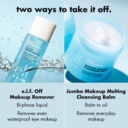 e.l.f. SKIN Holy Hydration! Makeup Melting Cleansing Balm, Face Cleanser & Makeup Remover - FENGGESTORE20
