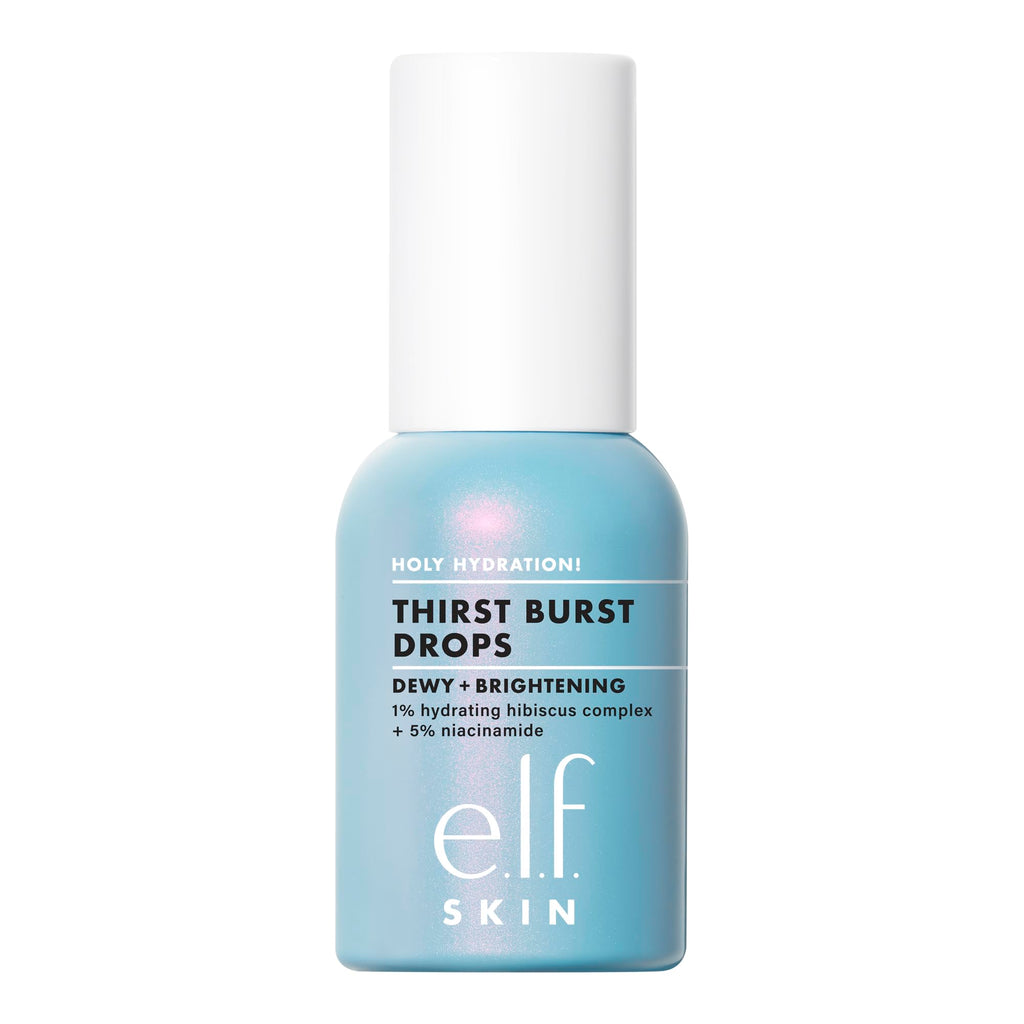 e.l.f. SKIN Holy Hydration! Thirst Burst Drops, Serum For A Radiant Complexion Instantly & Over Time, Made With Hyaluronic Acid, Vegan & Cruelty-Free - FENGGESTORE20