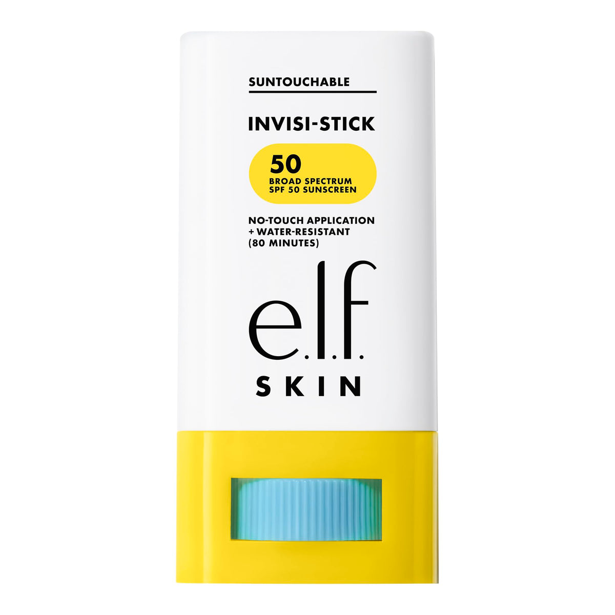 e.l.f. SKIN Suntouchable Invisi-Stick SPF 50, Clear Sunscreen For A Natural Finish, Made With Moisturizing Sunflower Seed Oil, Vegan & Cruelty-Free - FENGGESTORE20