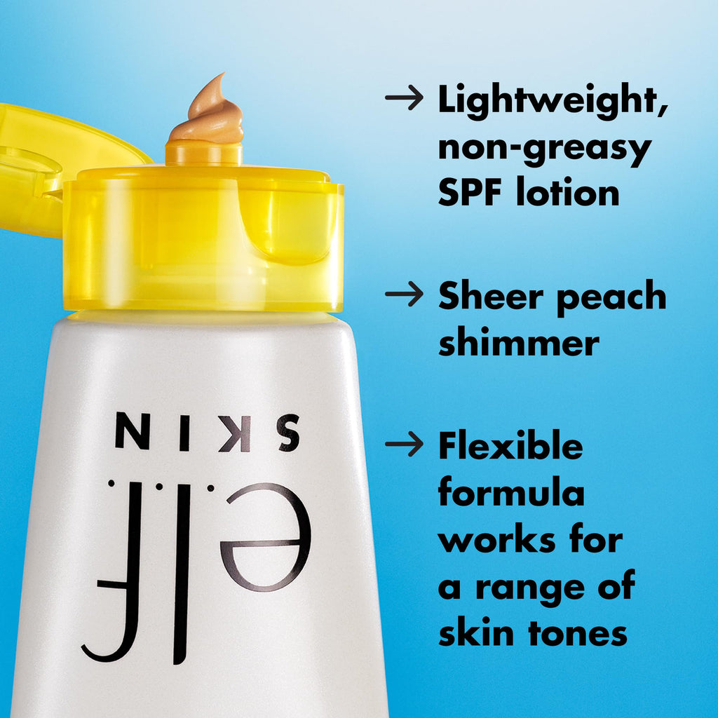 e.l.f. SKIN Suntouchable Whoa Glow SPF 30, Sunscreen & Makeup Primer For A Glowy Finish - FENGGESTORE20