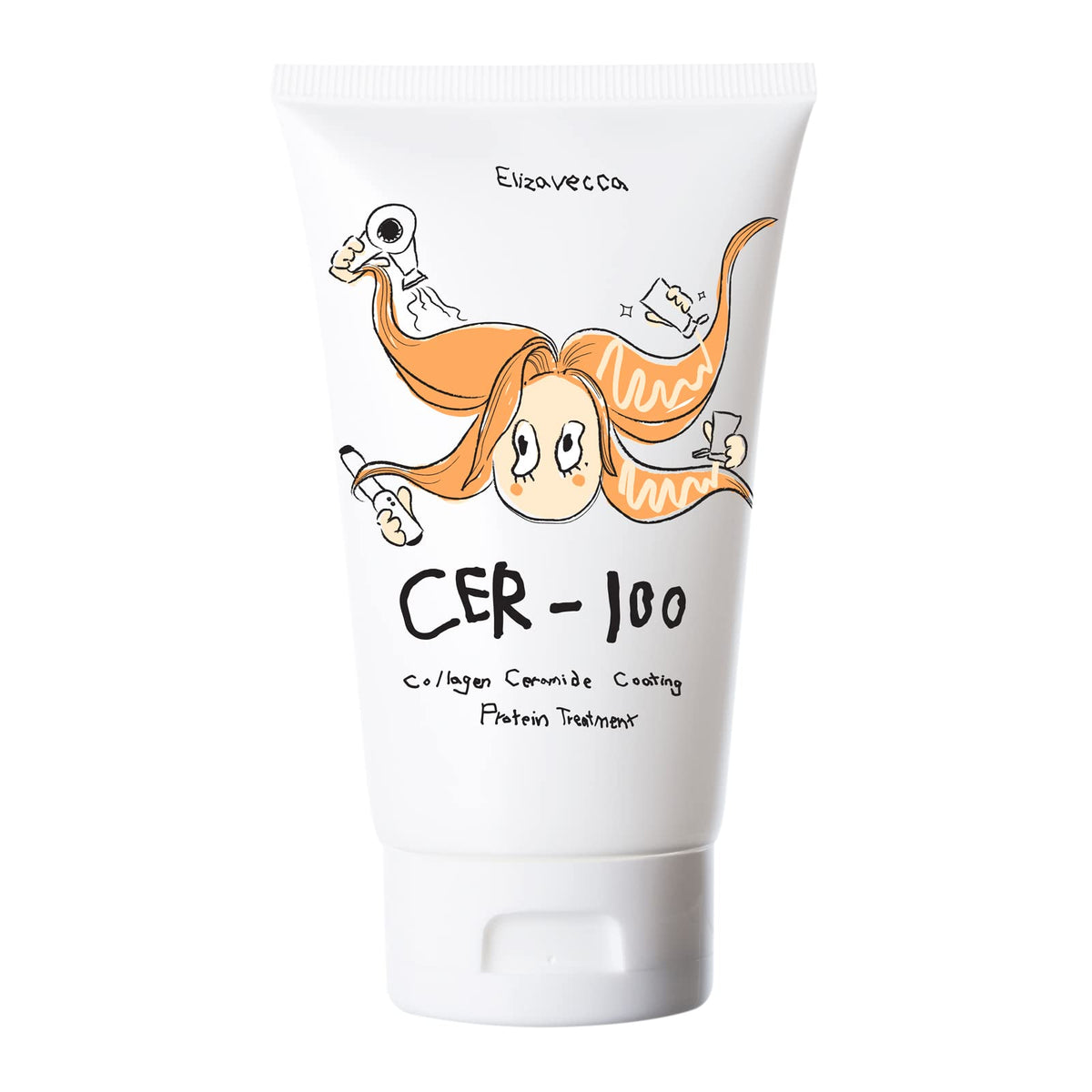 Elizavecca cer-100 collagen coating hair protein treatment 100ml - FENGGESTORE20