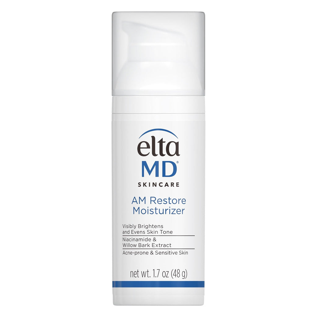 EltaMD AM Restore Face Moisturizer for Women and Men, Light Moisturizer Face Cream, Made with Niacinamide and Hyaluronic Acid, 1.7 oz Pump - FENGGESTORE20