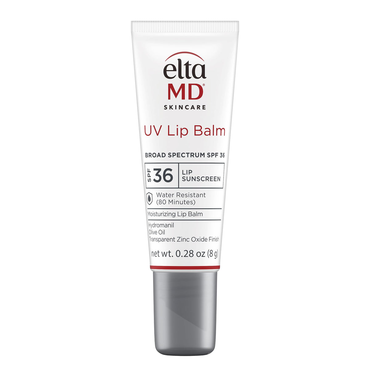 EltaMD UV Lip Balm SPF Sunscreen, Sunscreen Lip Balm with SPF 30+, Protects Dry Cracked Lips, Transparent Zinc Oxide, 0.28 Tube - FENGGESTORE20