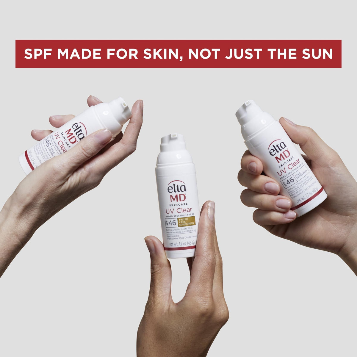 EltaMD UV Sheer Face and Body Sunscreen SPF 50+, Oil Free, No White Cast Sunscreen for Face and Body, Zinc Oxide Formula, 3.0 oz Tube - FENGGESTORE20