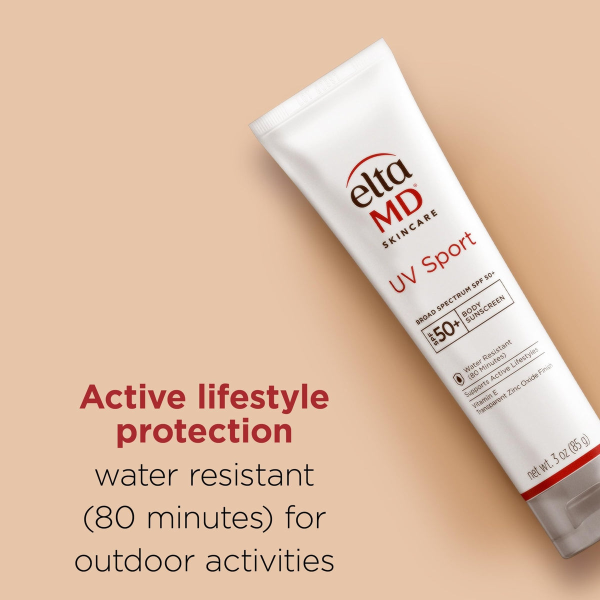 EltaMD UV Sport Sunscreen Lotion SPF 50 - Face and Body Sunscreen SPF 50, Water & Sweat Resistant - FENGGESTORE20