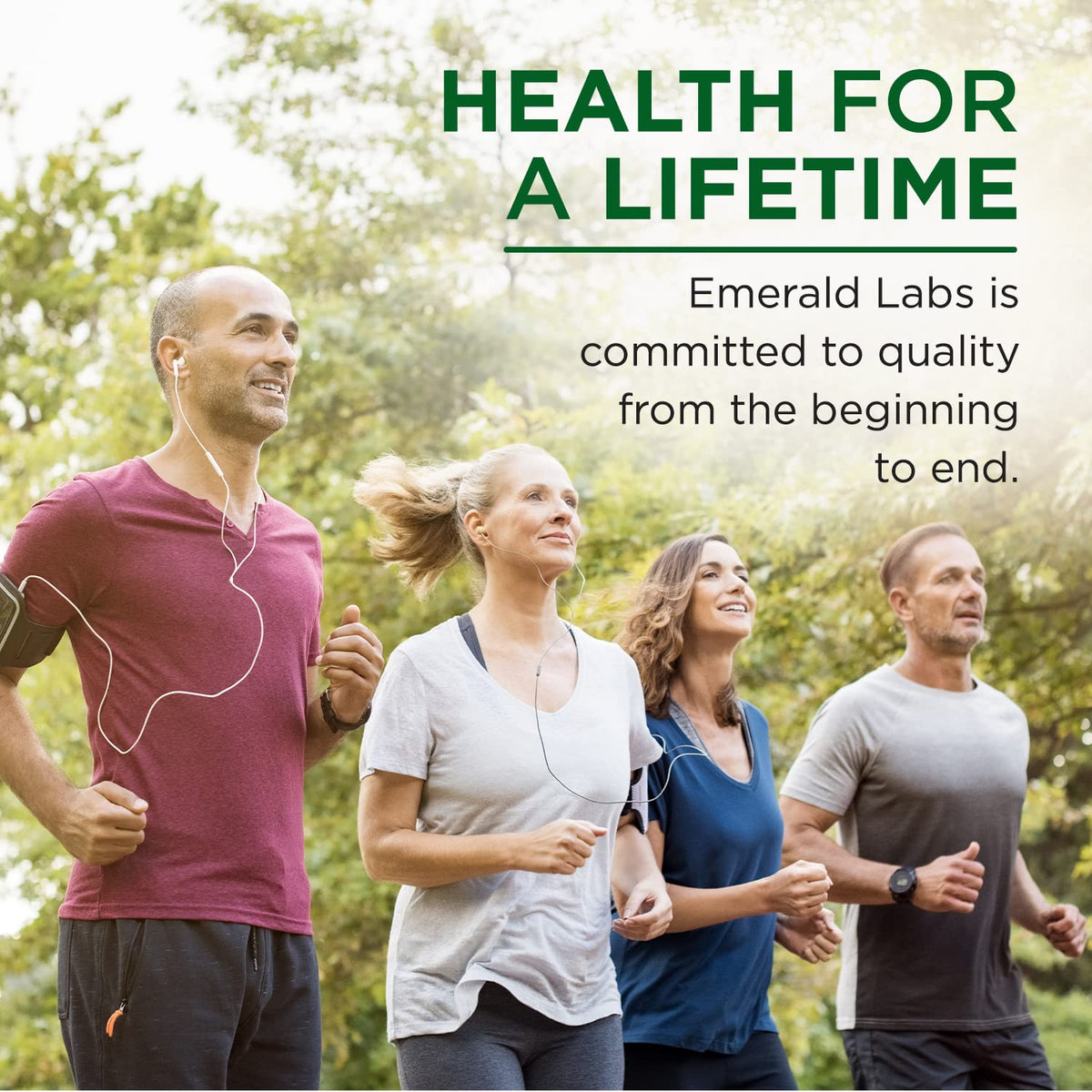 EMERALD LABS B-Healthy - Vegan Vitamin B Complex - Includes Methylated Folic Acid & Full Spectrum B Vitamins - Supports Immune, Brain & Heart Health - FENGGESTORE20